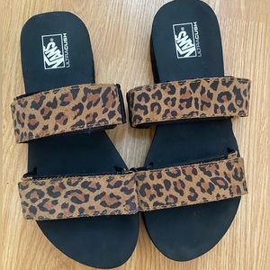 Vans Cayucas Slide Mega Platform Animal Sandals